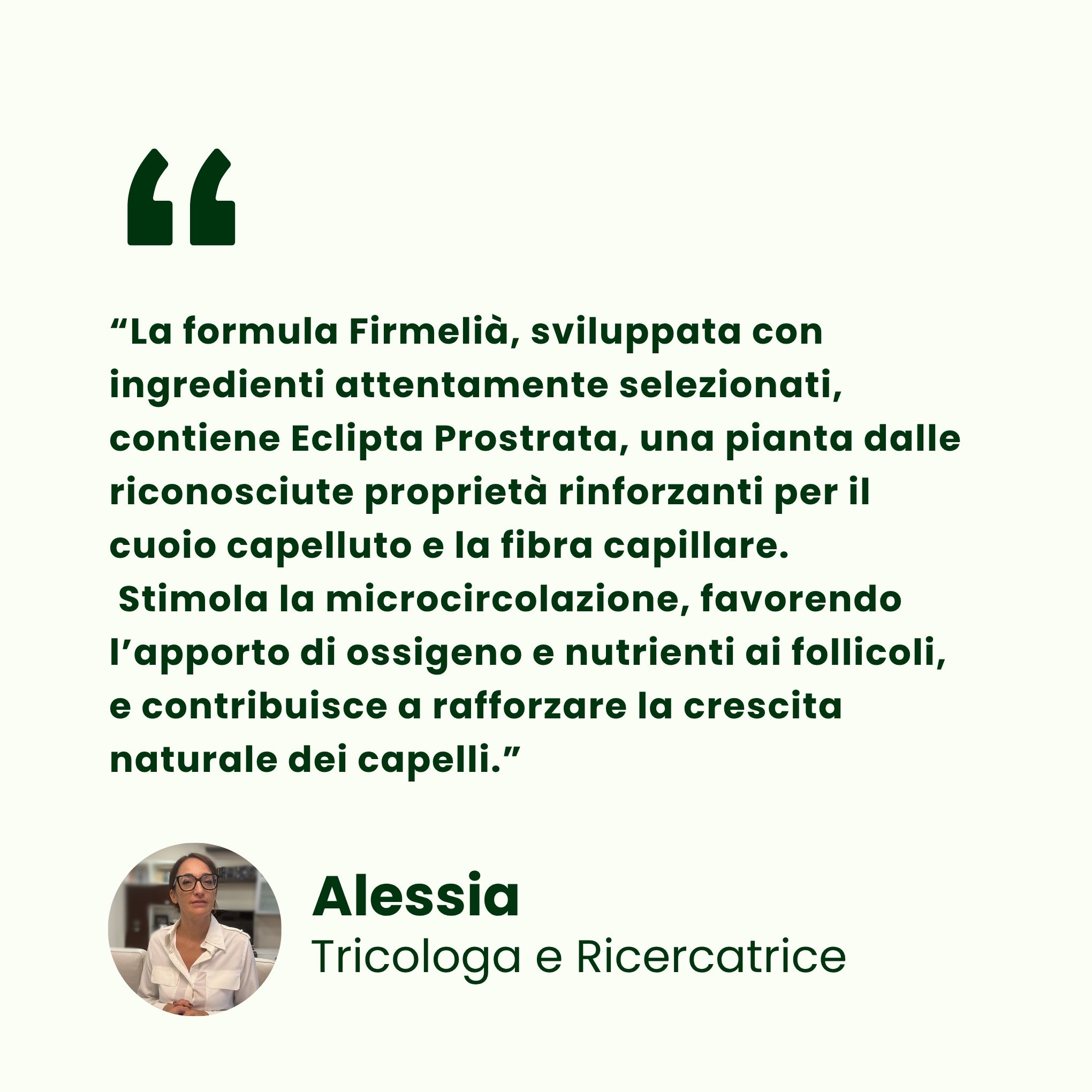 Sistema di microinfusione Firmelià® per la ricrescita dei capelli nelle donne